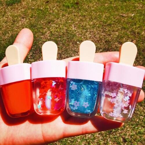 4pc Base Lip Gloss Shiny Bling Moisturizing Long Lasting Lips Gloss Nourishing Cosmetic Plumper Women Makeup Set