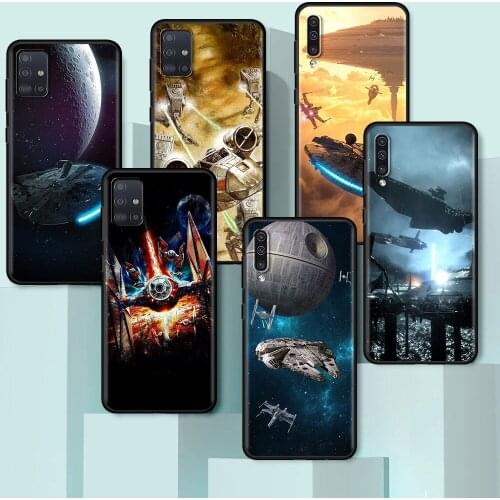 Star Space Ship Wars Cover for Samsung Galaxy A50 A10 A70 A20e A30 A40 A20s A10s A10e A80 A90 A51 5G TPU Cell Phone Case Coque