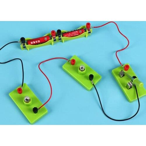 Kids Science Toy DIY Kit Basic Circuit Electricity Learning Educational Toys For Children STEM Experiment Hands-On Ability Toys