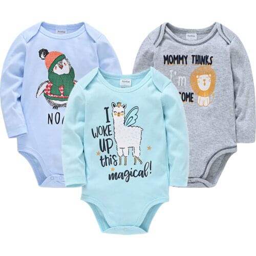 Infant Baby Boys Bodysuit 2021 New Brand Newborn Baby Girl Boys Clothes Body Long Sleeve 100% Cotton Babys Underwear Pajamas