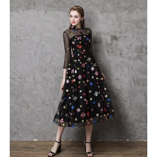 Ensotek Women's Evening Dresses Below The Knee