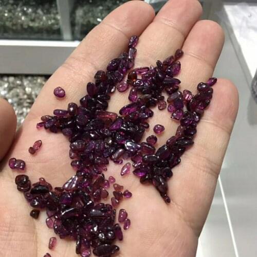 Garnet Stone Rock Tumbled Red Garnets Gravel Chip Stone Wholesale DIY Fish Tank Home Garden Decoration