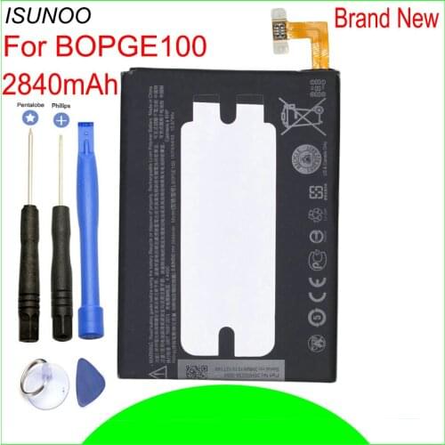 ISUNOO 2840mAh B0PGE100 BOPGE100 Battery For HTC One M9 M9+ M9W One M9 Plus M9pt Hima Ultra 0PJA10 0PJA13 Battery + Repair Tool