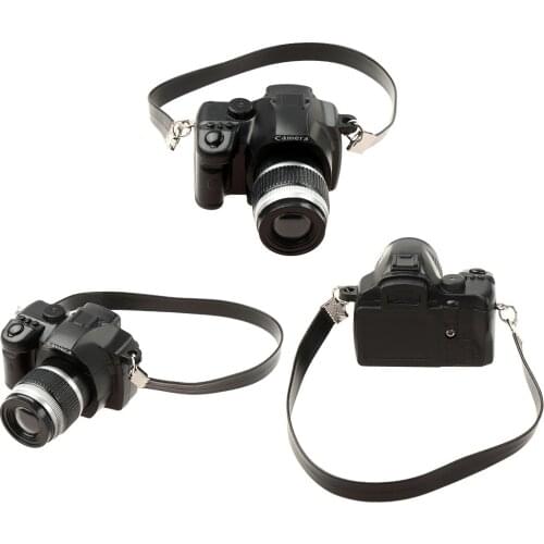 1Pc Dollhouse Miniature Digital SLR Camera Dolls House Decoration Accessory For Dollhouse Decals New Cute Mini Doll Accessories