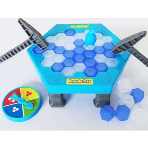 Mini Kids Save Penguin Ice Block Breaker Trap Toys Funny Parent Children Kids Table Game Kids Adult Toy Stress Reliever Decor