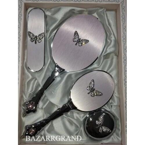 YOUR COMB SET WITH QUALITY COLOR TO ADD ELEGANCE TO YOUR STYLE Luxury Dowry 4-Piece Brush Comb Set FREE SHİPPİNG