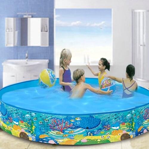 Inflatable Swimming Pool Round Paddling Pool Summer Outdoor Party Supplies for Kids Adult