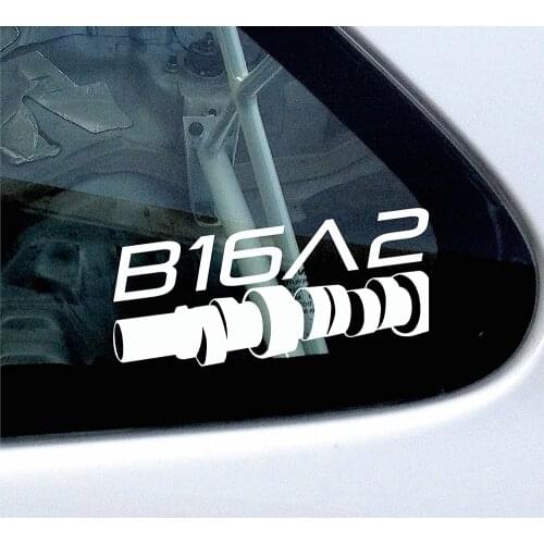 Cam style sticker - for CRX, Civic EF, EG, EK VTi VTEC 1.6 DOHC 15cm