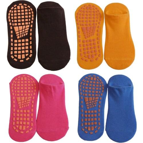 Anti-slip Cushioning Bandage Pilates Ballet Men And Women Cotton Comfortable Socks Trampoline Socks With Good Grip