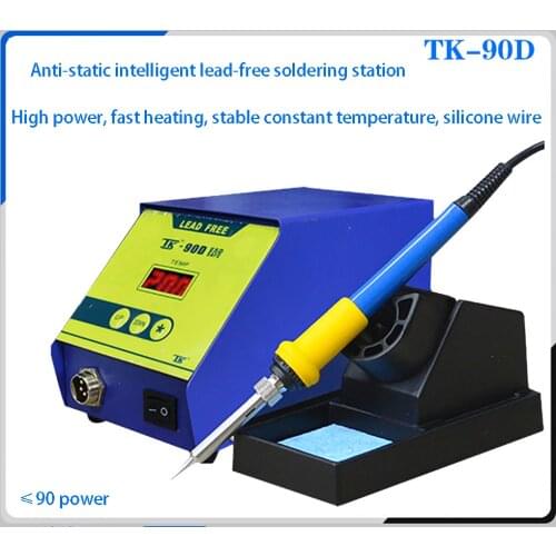 TAIKD 90D 90W Silicone Soldering Station Lead-free Digital Display Control Constant Temperature Intelligent