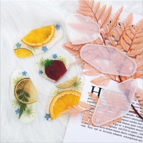 Transparent Silicone Mould Dried Flower Resin Decorative Craft DIY Keychain Mold epoxy resin molds for jewelry