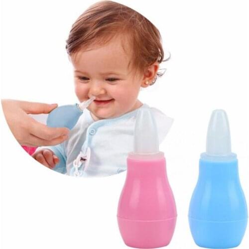 Silicone Newborn Nose Aspirator Toddler Nose Cleaner Infant Snot Vacuum Sucker Soft Tip Cleaner Baby Care Products