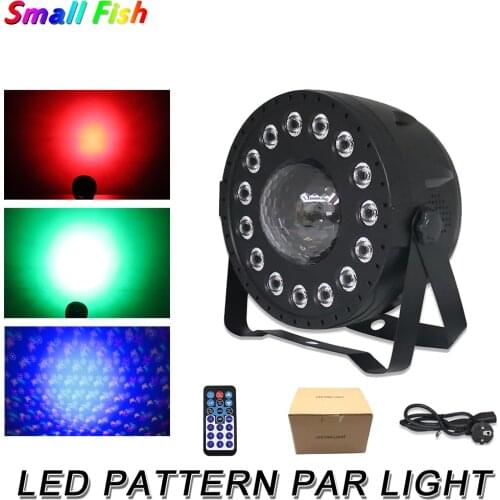 30W High Power LED PATTERN MAGIC BALL PAR LIGHT 15Pcs RGB 3IN1 DJ Light Pattern Dyeing 2IN1 Disco Light DMX Mini Stage Light