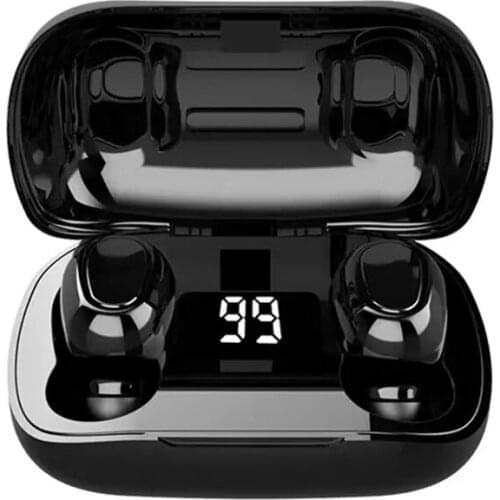 New L21 Pro TWS Wireless Bluetooth Headset Stereo Headset LED Digital Display Sports Earbuds for Huawei Iphone Xiaomi Samsung