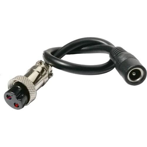 1M GX12 GX 12 M12 DC5.5*2.1 5.5mm 2.1mm plug-in Aviation Plug Socket Connector Wire Harness