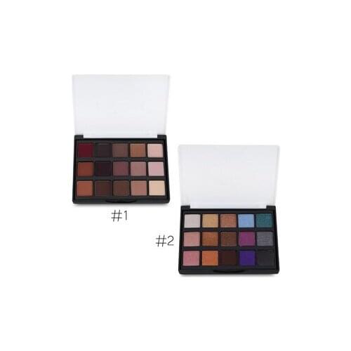 100pcs Makeup Mini Eye Palette Shimmer Cosmetics Pigment 15 Color Warm Nude Popfeel Matte Eyeshadow Palette DHL