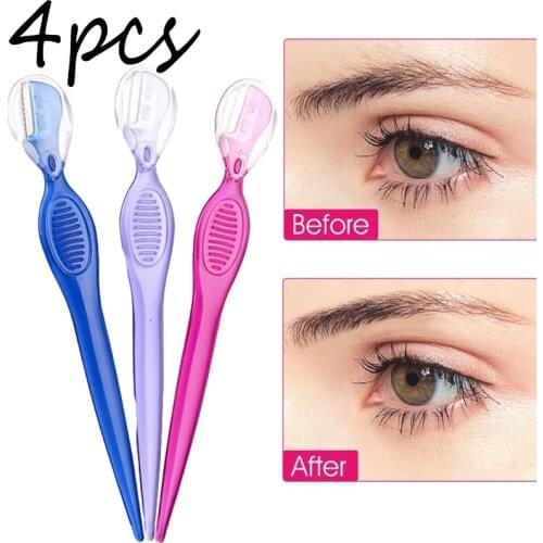 4/6pcs mini eyebrow trimmer eyebrow razor facial razor trimmer facial razor makeup tool