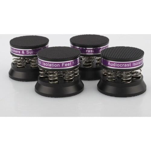 4PCs HIFI-Audio Speakers Amplifier Preamp DAC CD-Player Aluminum Anti-shock Shock Absorber Foot Pad Feet Nail Pads Vibration