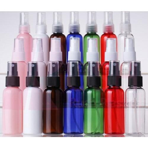 500pcs 50ml Plastic PET Mini Empty Perfume Bottles Spray Bottle Sample Containers Travel Bottle