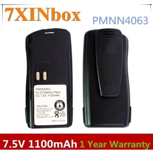 7XINbox 7.5V 1100mAh PMNN4063 PMNN4063AR PMNN4063BR Radio Battery For Motorola AXU4100 AXV5100 BC120 CP125 GP2000 PRO2150 VL130