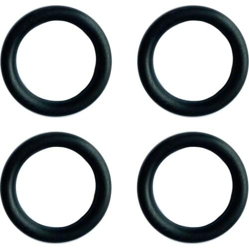 2 Pcs Black Nylon Grade O Ring Rigging 68mm Marine Round For Boat Rigging