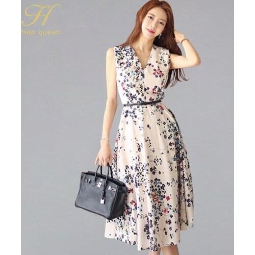 H Han Queen Summer Cotton Dresses
