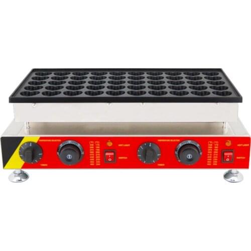 Commercial electric poffertjes grill heart shape small pancake maker food truck snack bakery