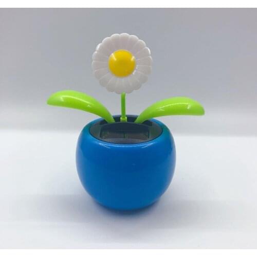 Colorful Solar Powered Insect Flower Dancing Swing Doll Toy DIY Craft Home Decor Car Ornament Flowerpot Figure Gifts