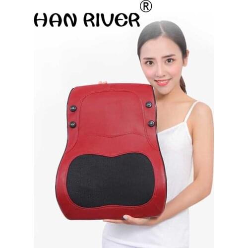 Waist Massager Massage Cushion Waist Back Body Multi-Function Kneading Vibration Massage Cushion Pillow Car Dual-Use