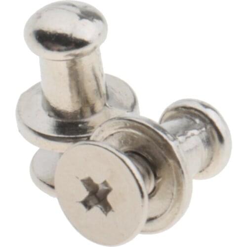 20 Pieces Mini Vintage Door Handles Screws Miniature Decorative Doll House