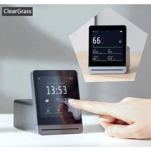 Youpin ClearGrass Air monitor Retina Touch IPS Screen Mobile Touch Operation Indoor Outdoor Clear Grass Air Detector