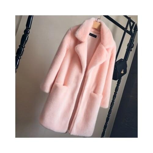 MOONBIFFY Artificial Fur Coats