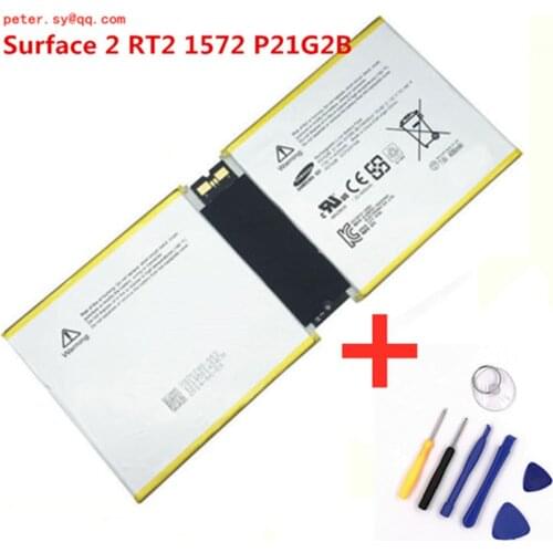 Original quality Laptop Battery For surface RT 2 II RT2 Tablet P21G2B 7.6V 4220mAh