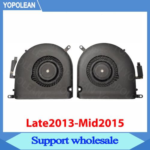 Full Test Original Left Right CPU Cooling Fan For MacBook Pro Retina 15" A1398 2013 2014 2015 Years