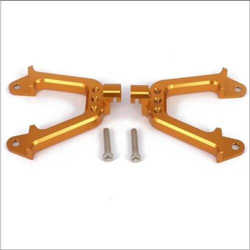 2PCS RCAWD Front Shock Hoops Tower Mount For Rc Car 1/10 Axial Scx10 Machined Alloy Aluminum Upgraded Hop-Up Parts SCX0011