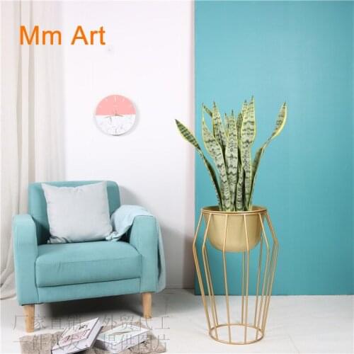 Nordic Style Wrought Iron Flower Stand Stand Plant Stand Interior Decoration