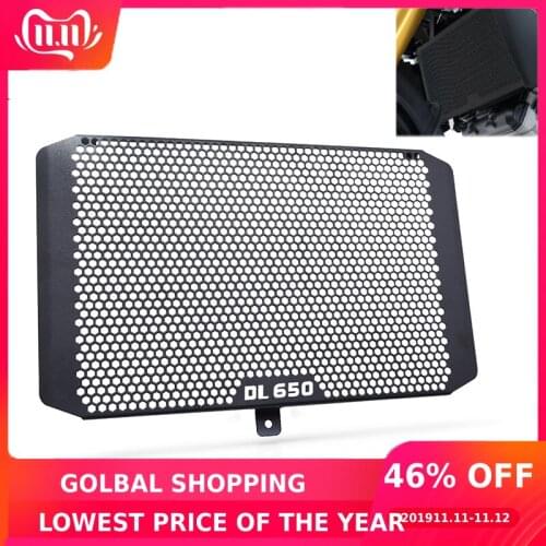 Motorcycle Engine Radiator Bezel Grille Guard Cover Protector Grill For SUZUKI V-STROM VSTROM DL650 DL 650 2012 2013 2014