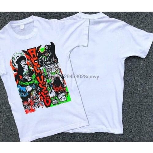 RARE THE ACCUSED - Splat US Tour 1987 WHITE T SHIRT VTG-REPRINT ALL SIZE.JOOS