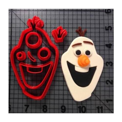 Snowman Cookie Cutter Kitchen Baking Supplies Cake Icing Decoration Tools Set All Kinds Of Cartoon Patterns 3D Custom Seal