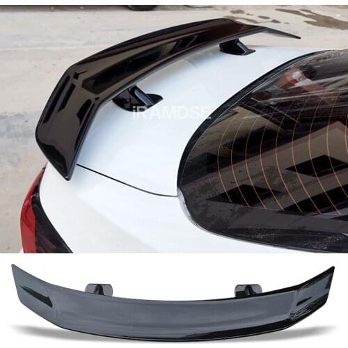 Trunk Spoiler Carbon Surface For Toyota Corolla Sedan 2014 - 2019 Type TC Car Accessories Rear Wing