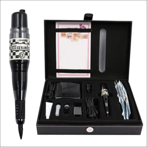 USA Mosaic Tattoo machine Kits Permanent Makeup Rotary Machine Pen Beauty Equipment For Eyebrow Eyeliner Lips Cosmetics