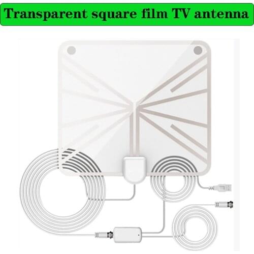 4K TV antenna ATSC HD digital DVB-T2 indoor digital TV film antenna with amplifying receiving intensifier