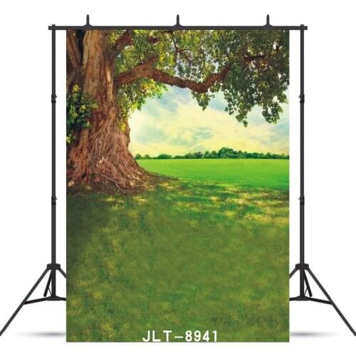 Fairy Tale Big Tree Grass Vinyl Photographic Background For Child Baby New Born Shower Portrait Backdrop Photocall Studio