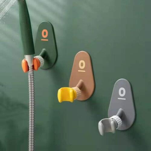 Bathroom, non perforated shower bracket, fixed bottom of sprinkler, shower hanging seat, shower head and shower hook