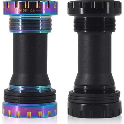 1 Pc Mountain Bike Bicycle Cycling Thread Type Bottom Bracket 68mm-73mm BB Crank Set