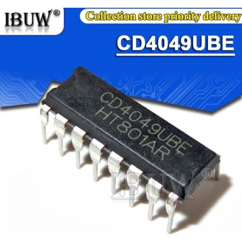 10PCS CD4049UBE DIP16 CD4049 DIP-16 DIP