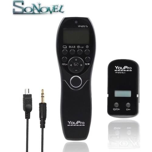 2.4G Wireless Timer Remote Control Shutter Release for Nikon P7800 P7700 D5000 D3300 D3200 D3100 D750 D610 D600 D7000 DF MC-DC2