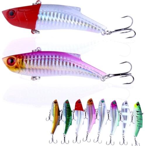 28g 9cm Fishing Baits Sinking VIB Lure Vibration Rattle Hook Fishing Lure Pesca Crankbait Baits Wobblers