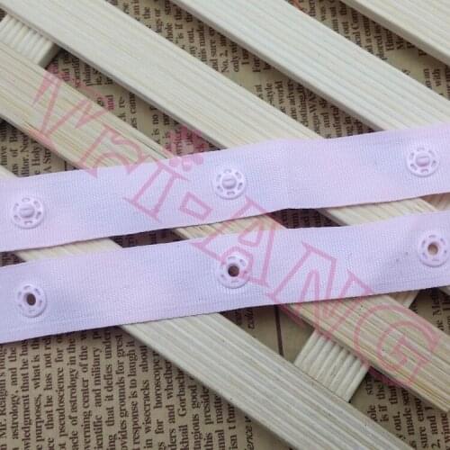 50 yards/lot, 50mm x 50mm interval Wholesale Round Snap Button Fastener Tape