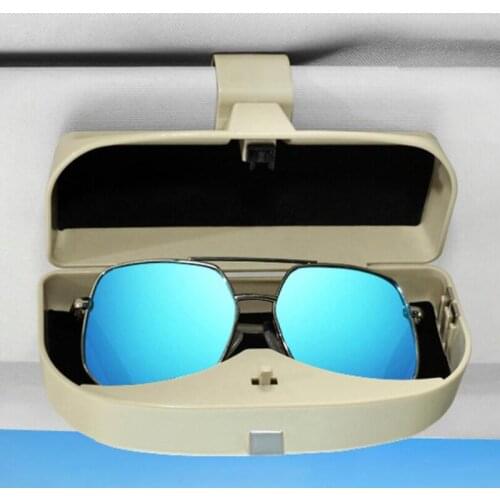 2019 Car Glasses Case Box Sunglasses Storage Pockets for Peugeot RCZ 206 207 208 301 307 308 406 407 408 508 2008 3008 4008-6008